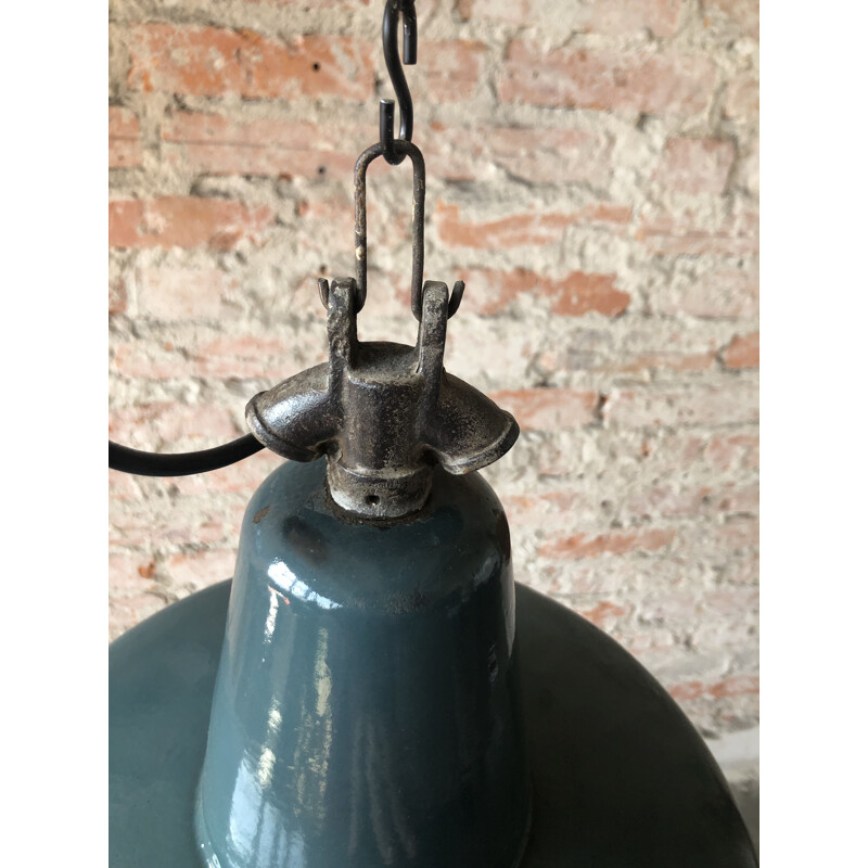 Ceiling Lamp mid century Industrial Factoryfrom Wikasy A23, 1950s