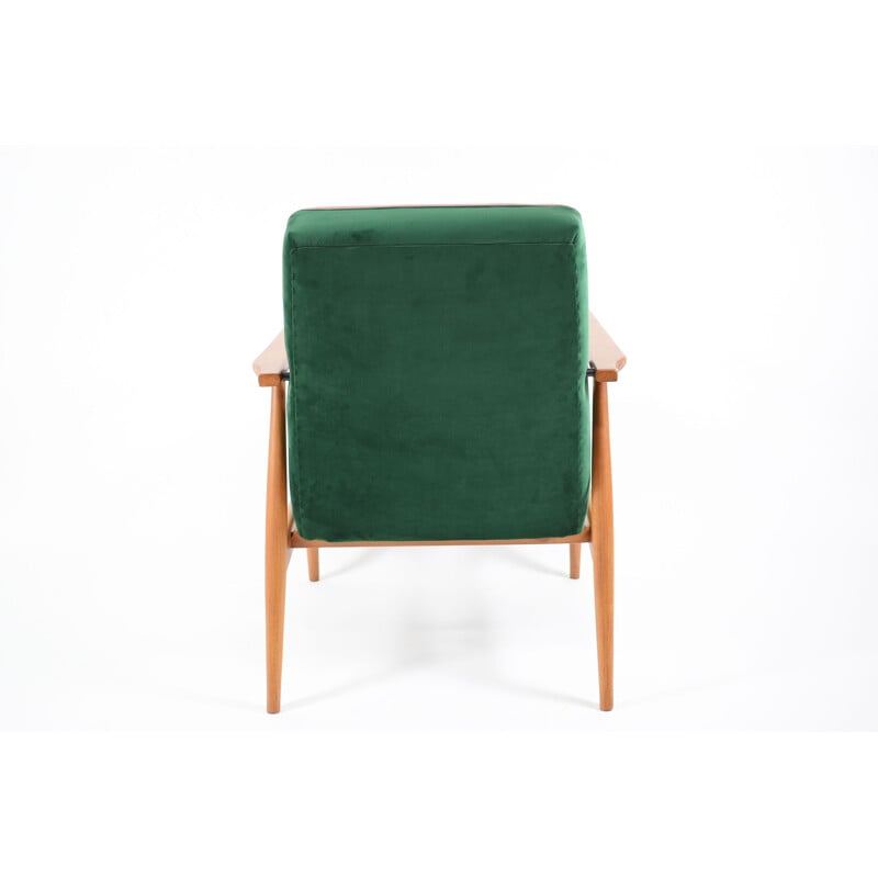 Armchair mid century 300-190 designer H.Lis green bottle pink 1970