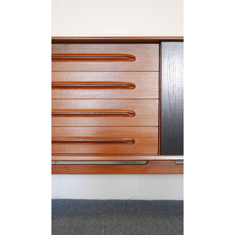 Troeds Scandinavian "Cortina" sideboard in teak, Nils JONSSON - 1960s