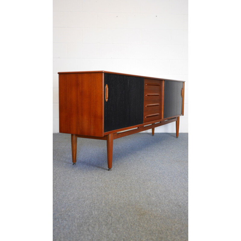 Troeds Scandinavian "Cortina" sideboard in teak, Nils JONSSON - 1960s