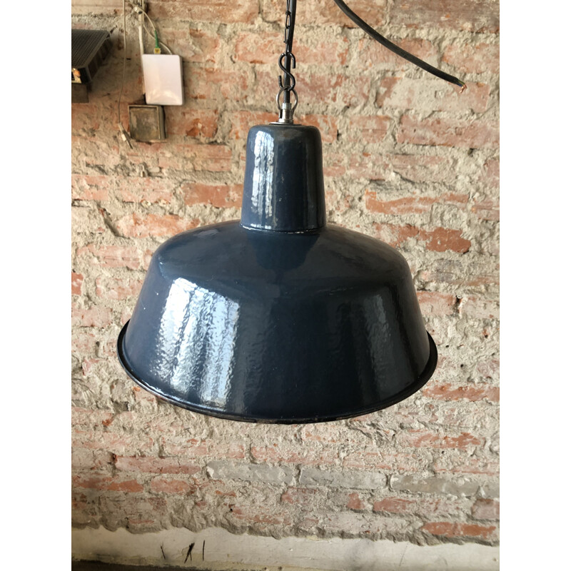 Vintage industriële fabriekshanglamp, 1960