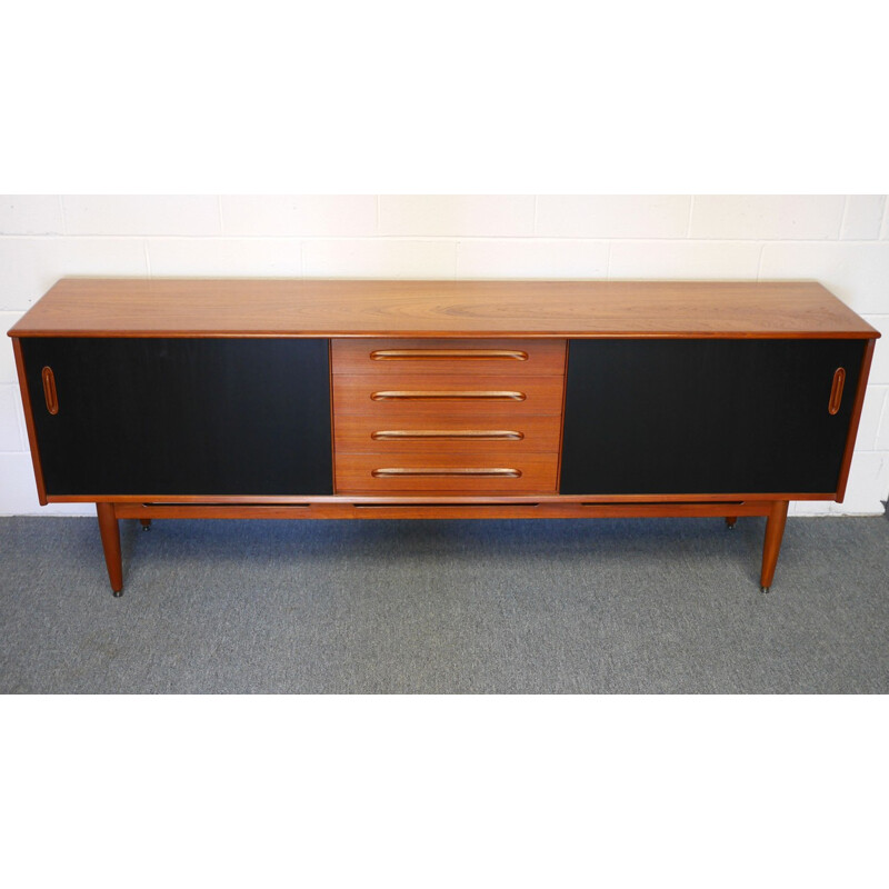 Troeds Scandinavian "Cortina" sideboard in teak, Nils JONSSON - 1960s