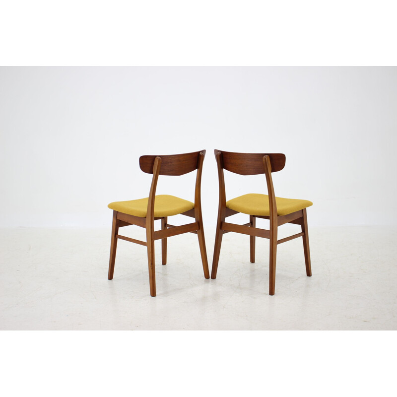 Set of 6 Danish Teak Dining Chairs, 1960s 