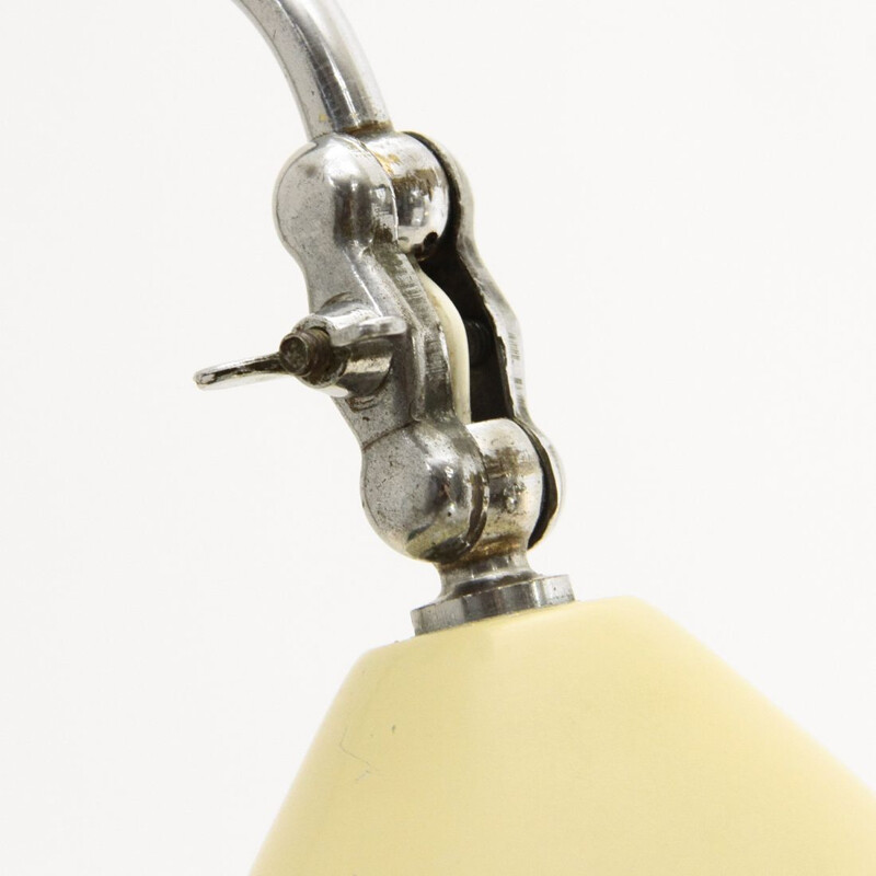 Wall Lamp chromed and cream Pantograph, Italian 1950s
