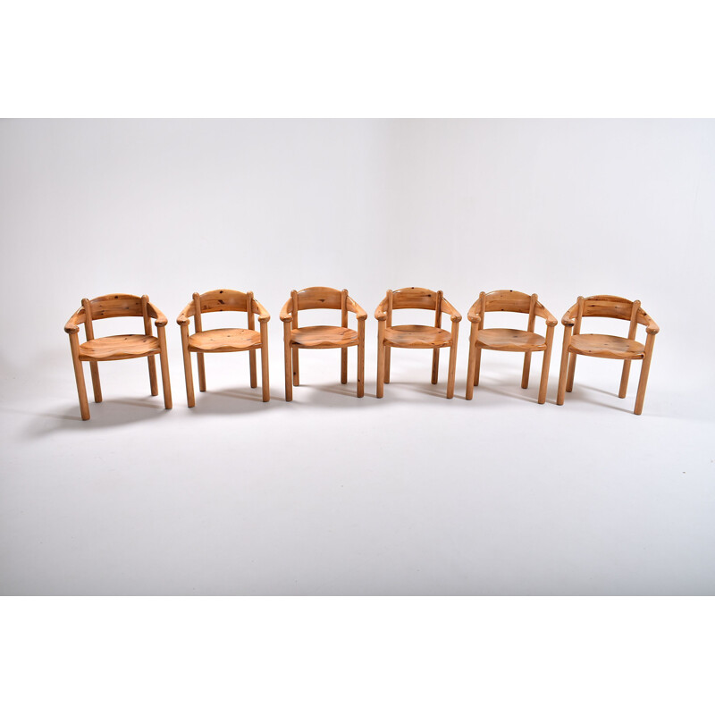 Ensemble de 6 chaises à manger de Rainer Daumiller, 1960