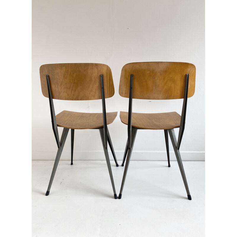 Plywood and Steel Chair, Kramer  Rietveld Style, 1960