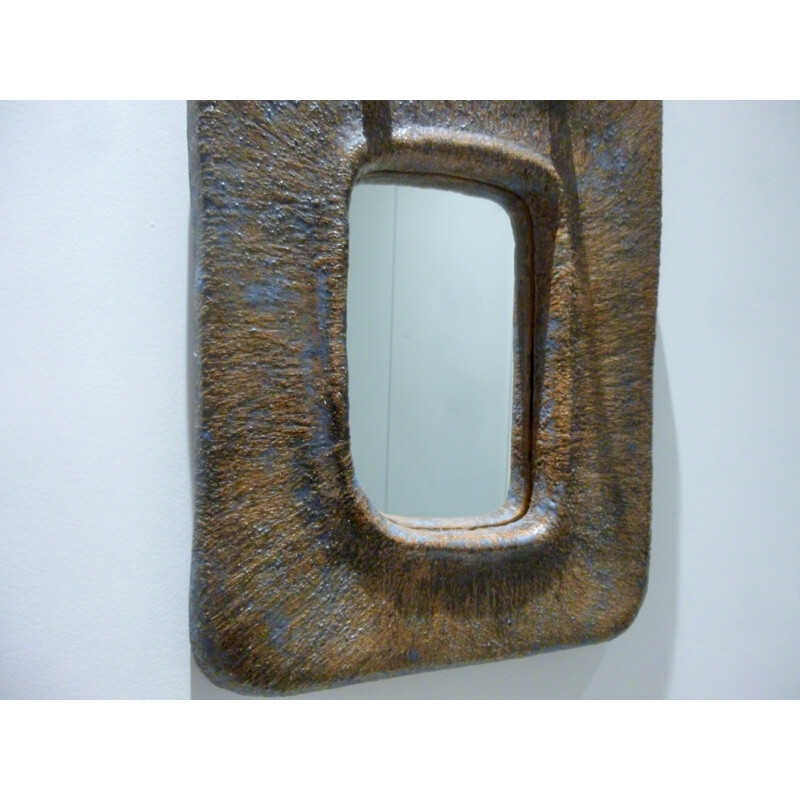 Vintage mirror by Juliette Derel 1960