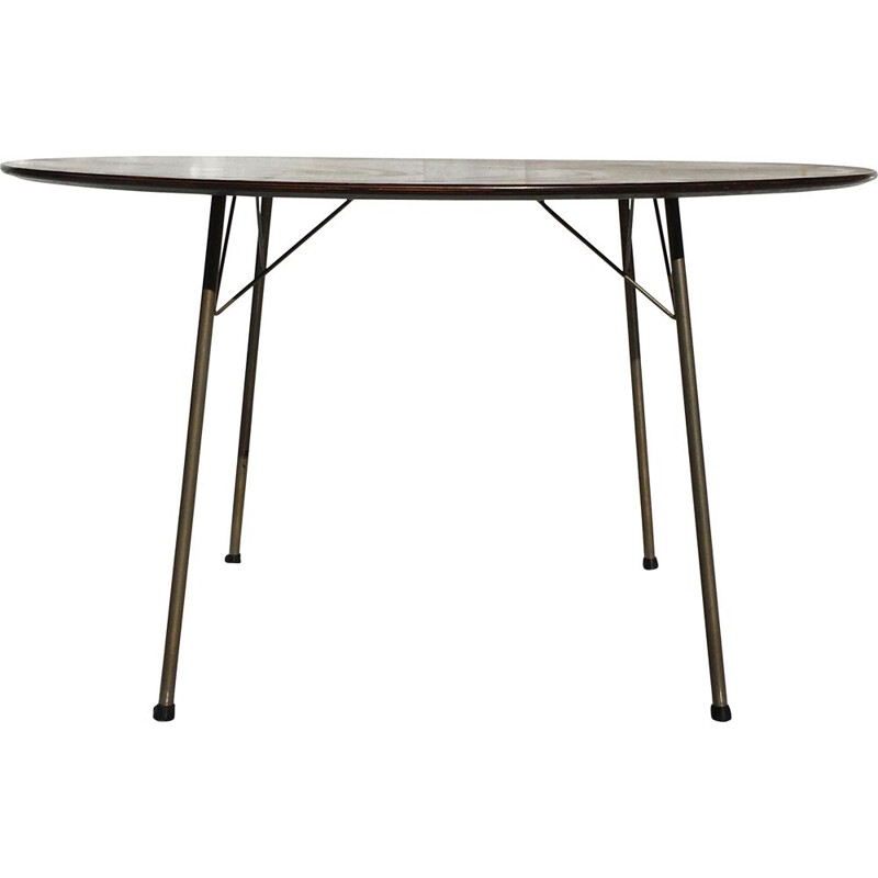 Table de repas vintage en palissandre par Arne Jacobsen