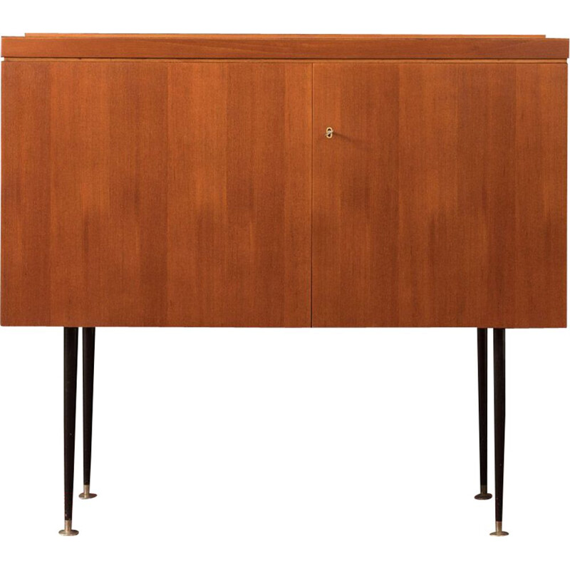 Bar in teak venee mid century germany 1960s