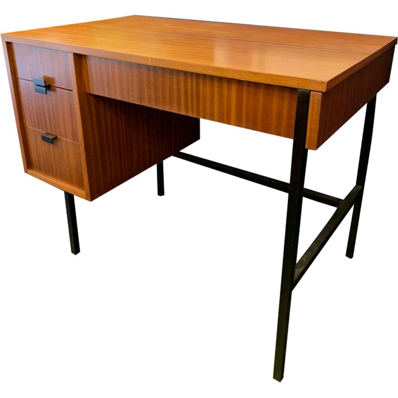 Desk Vintage large drawer 1960
