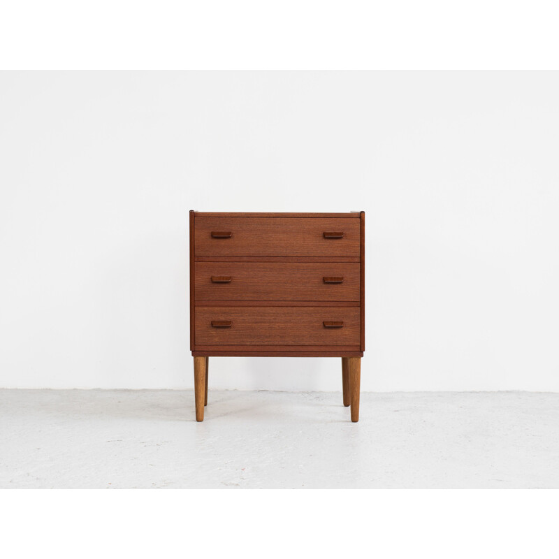 Chest of 3 drawers Midcentury in teak by Poul Volther for Munch Mobler Danish