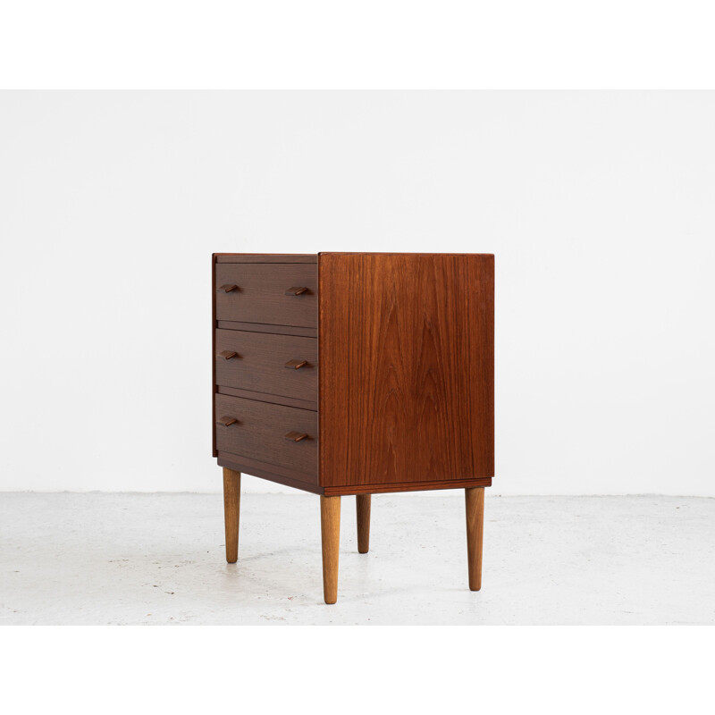 Chest of 3 drawers Midcentury in teak by Poul Volther for Munch Mobler Danish