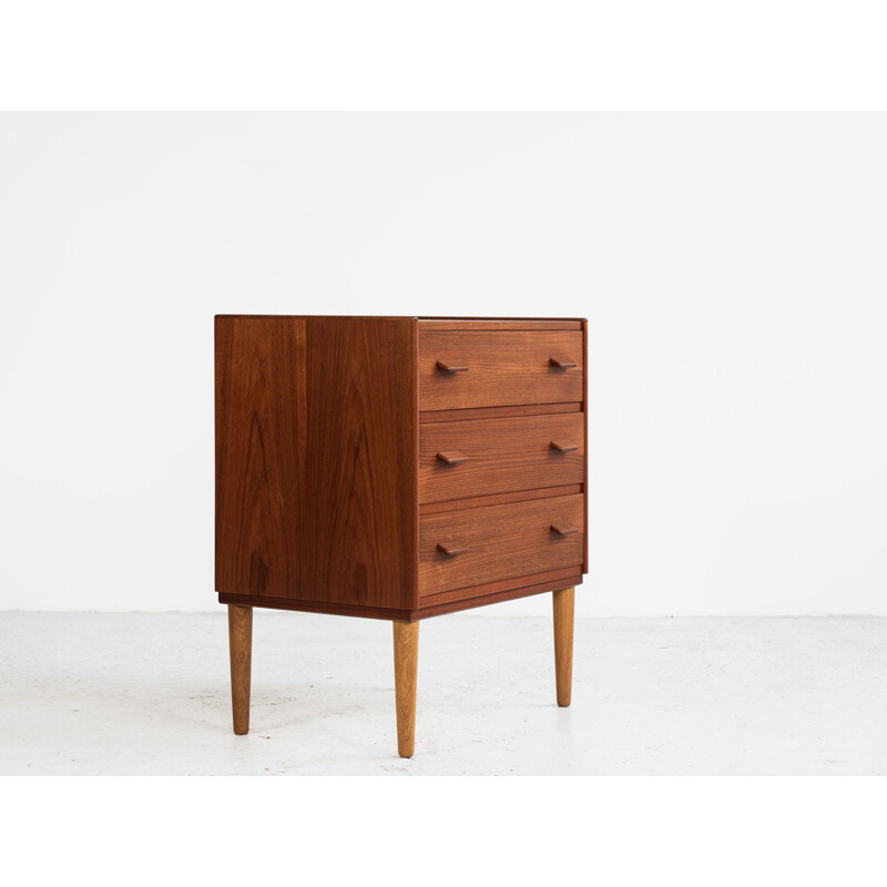 Chest of 3 drawers Midcentury in teak by Poul Volther for Munch Mobler Danish
