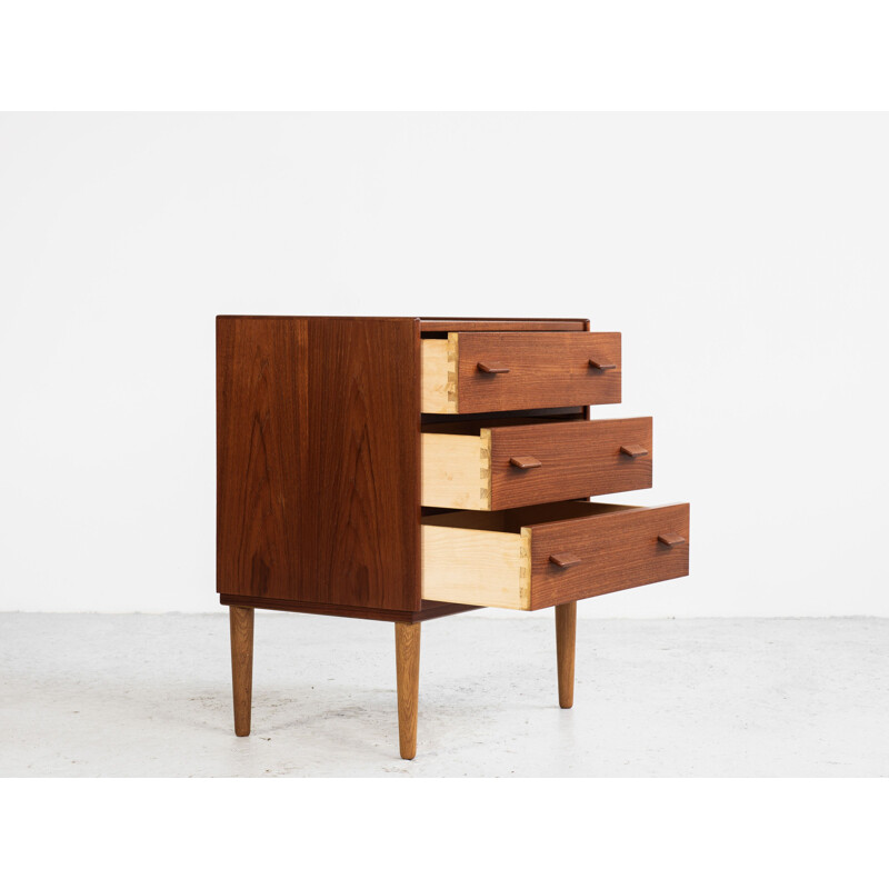 Chest of 3 drawers Midcentury in teak by Poul Volther for Munch Mobler Danish