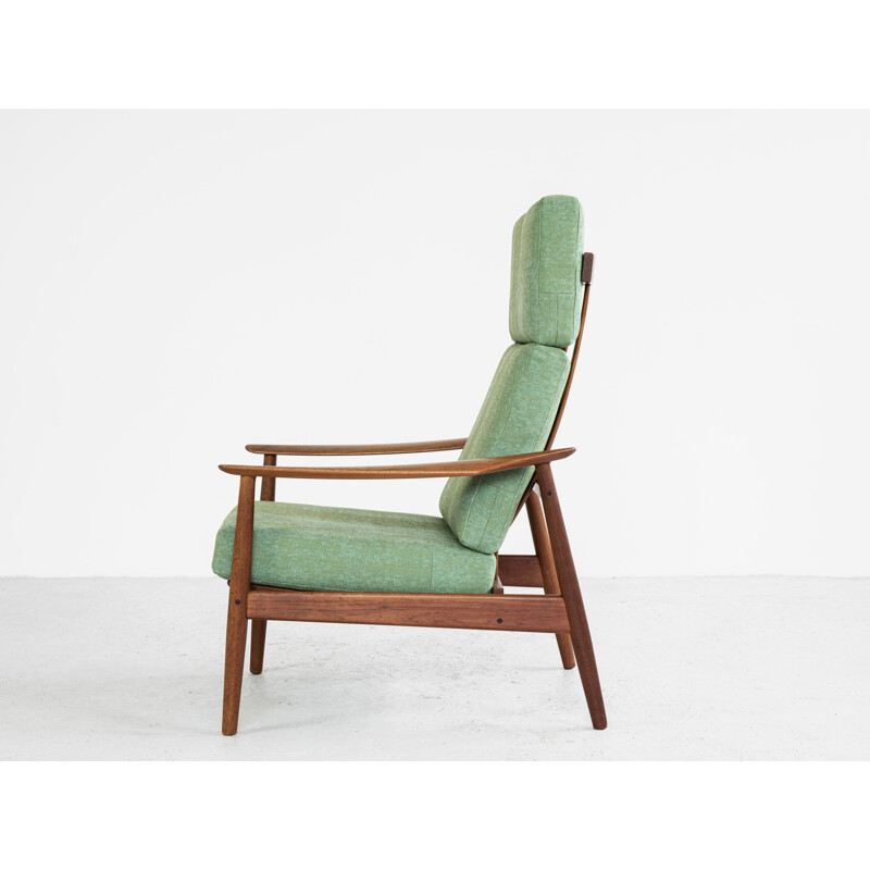 High back easy chair in teak by Arne Vodder for France and Søn 1960s