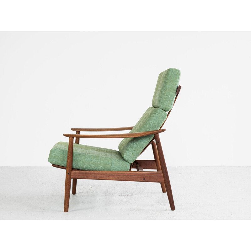 High back easy chair in teak by Arne Vodder for France and Søn 1960s