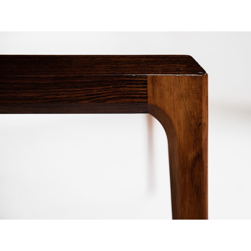 Coffee table Midcentury  in rosewood by Johannes Andersen for Silkeborg Danish