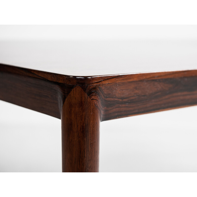 Dining table Midcentury in rosewood by Erik Riisager Hansen for Haslev Danish