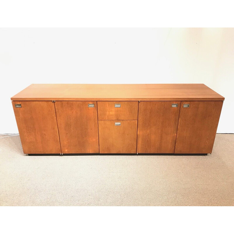 Teak sideboard Vintage by Gordon Bunshaft and De Coene for the Lambert bank c. 1960