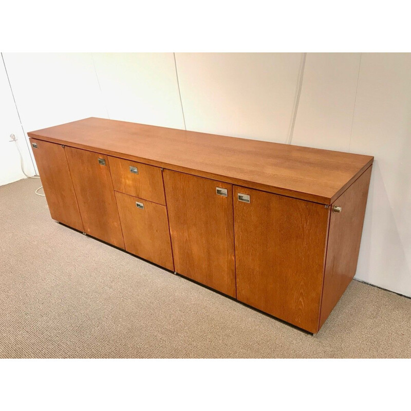 Teak sideboard Vintage by Gordon Bunshaft and De Coene for the Lambert bank c. 1960