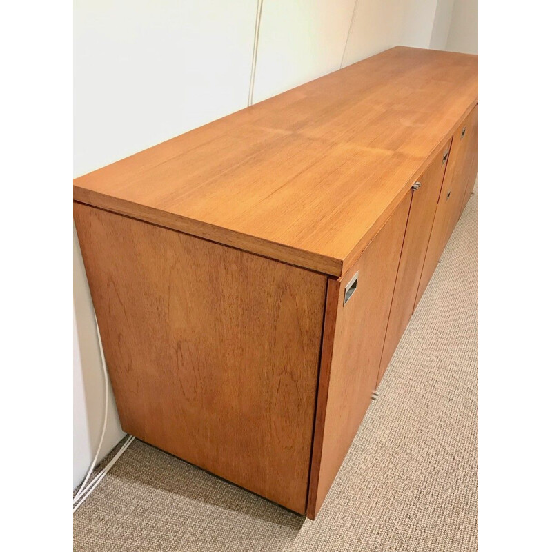 Teak sideboard Vintage by Gordon Bunshaft and De Coene for the Lambert bank c. 1960