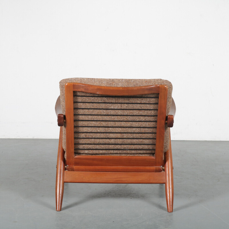 Teak easy chair by De Ster, Netherlands 1950s