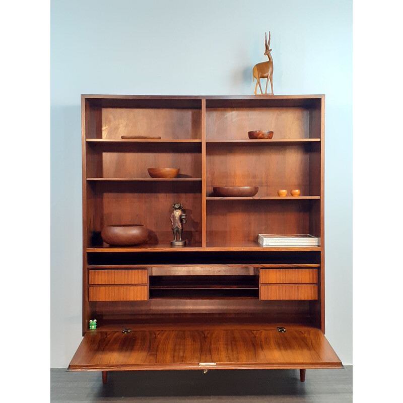 Vintage Storage Cabinet Rosewood by Omann Jun, Scandinavian 1960