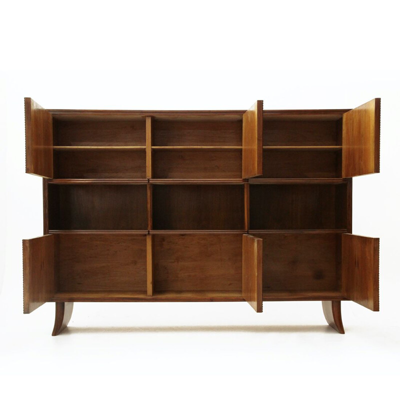 Buffet haut vintage de Paolo Buffa par Galdino Maspero, 1930