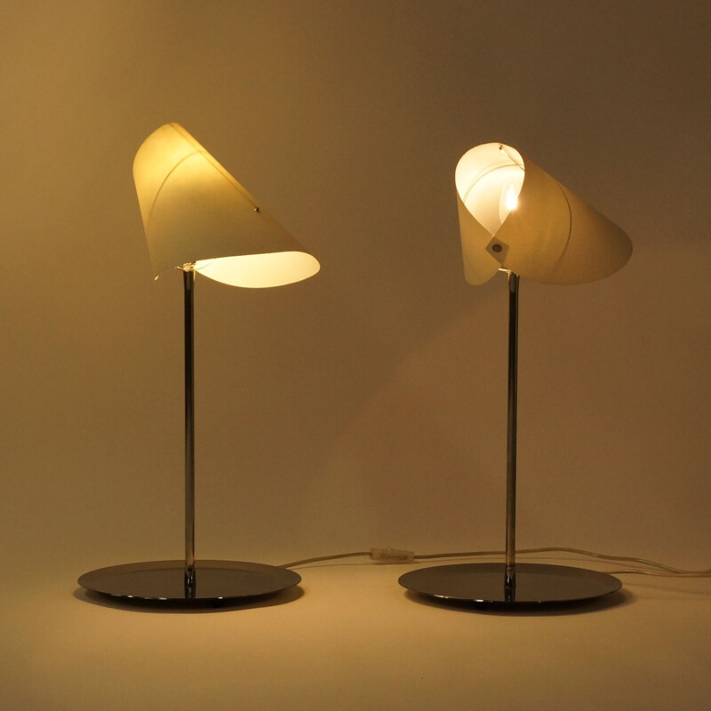 Paar Tischlampen Reu Ferou von Man Ray, Edition, Dino Gavina, 2000