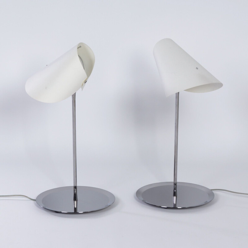 Pair of Table Lamps Reu Ferou by Man Ray, Edition, Dino Gavina, 2000s