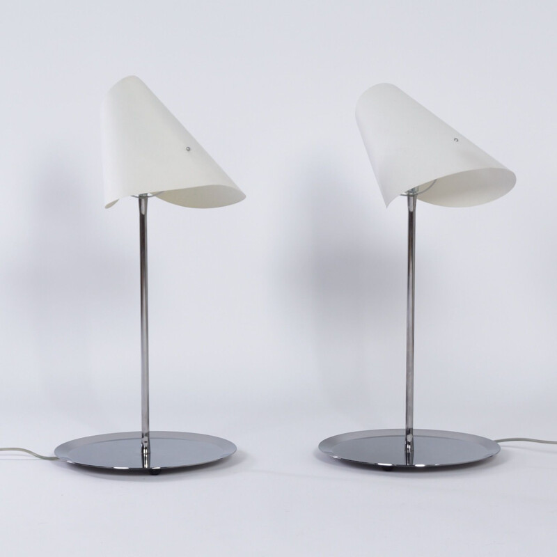 Pair of Table Lamps Reu Ferou by Man Ray, Edition, Dino Gavina, 2000s