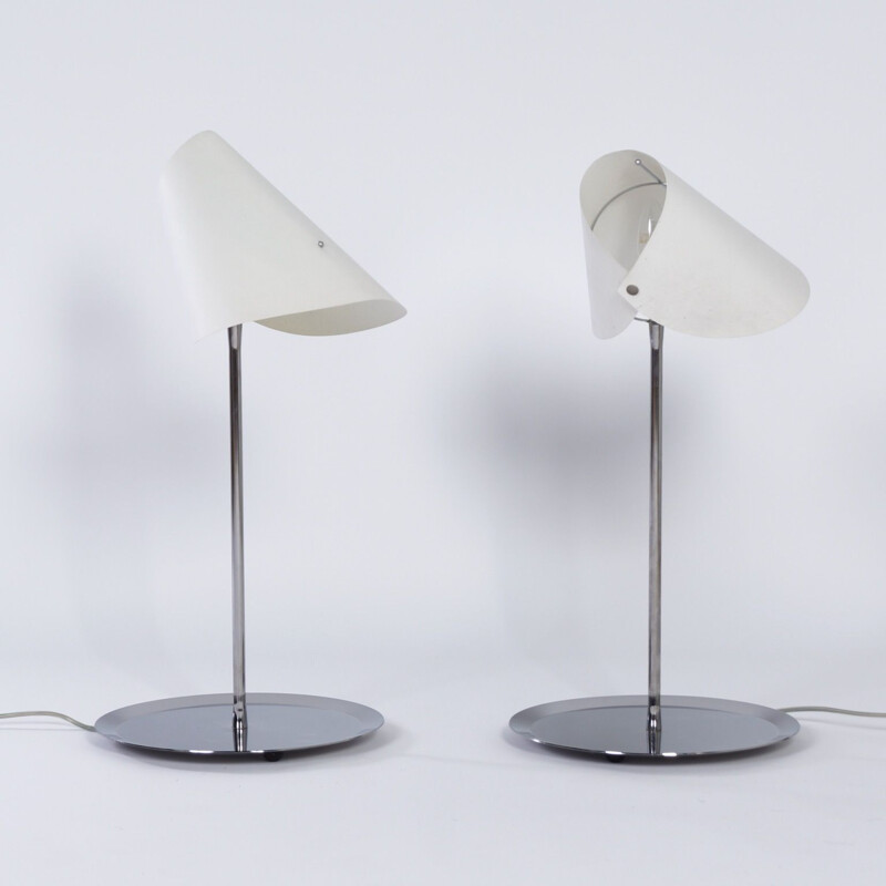 Pair of Table Lamps Reu Ferou by Man Ray, Edition, Dino Gavina, 2000s