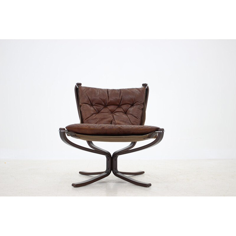 Fauteuil vintage Falcon de Sigurd Ressell pour Vatne Mobler 1970