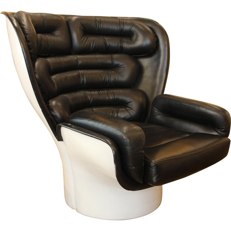 Vintage Elda armchair by Joe Colombo 1970