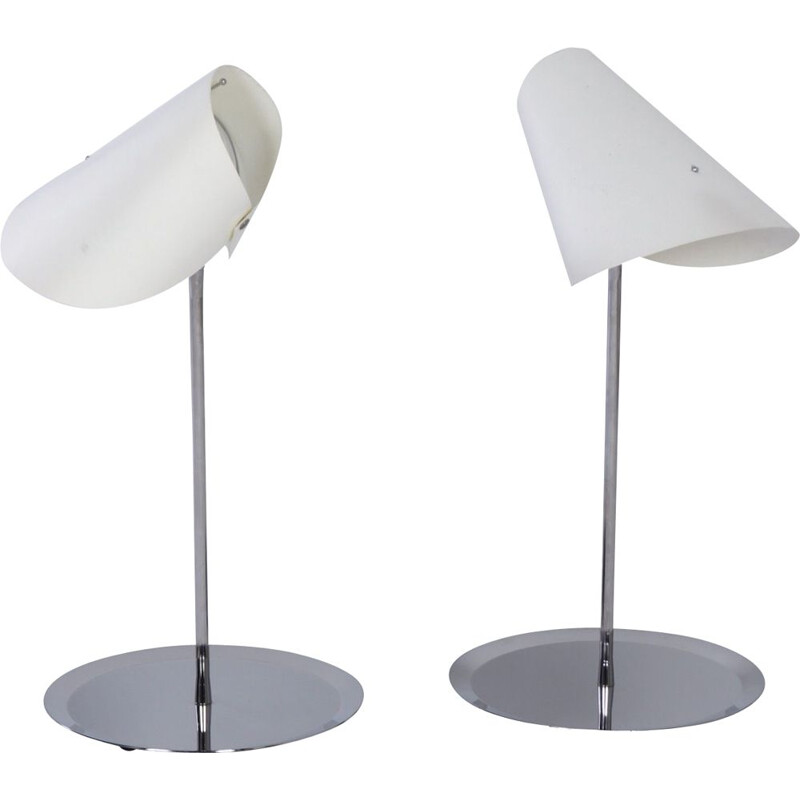 Pair of Table Lamps Reu Ferou by Man Ray, Edition, Dino Gavina, 2000s