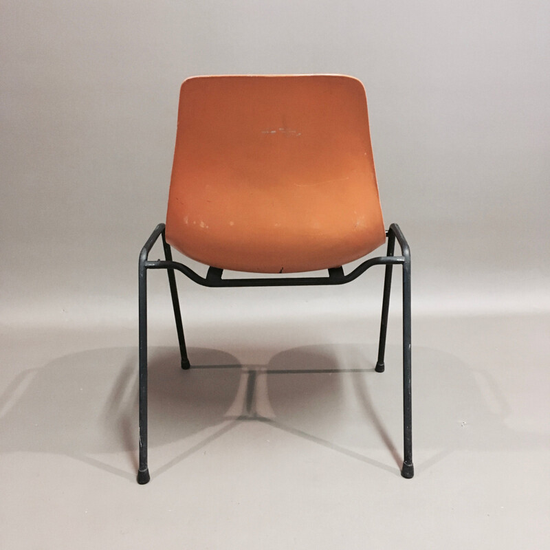 Ensemble de 6 chaises vintage Georg Leowald 1960