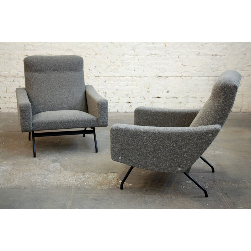 2 vintage Galion armchairs - Steiner - 1960