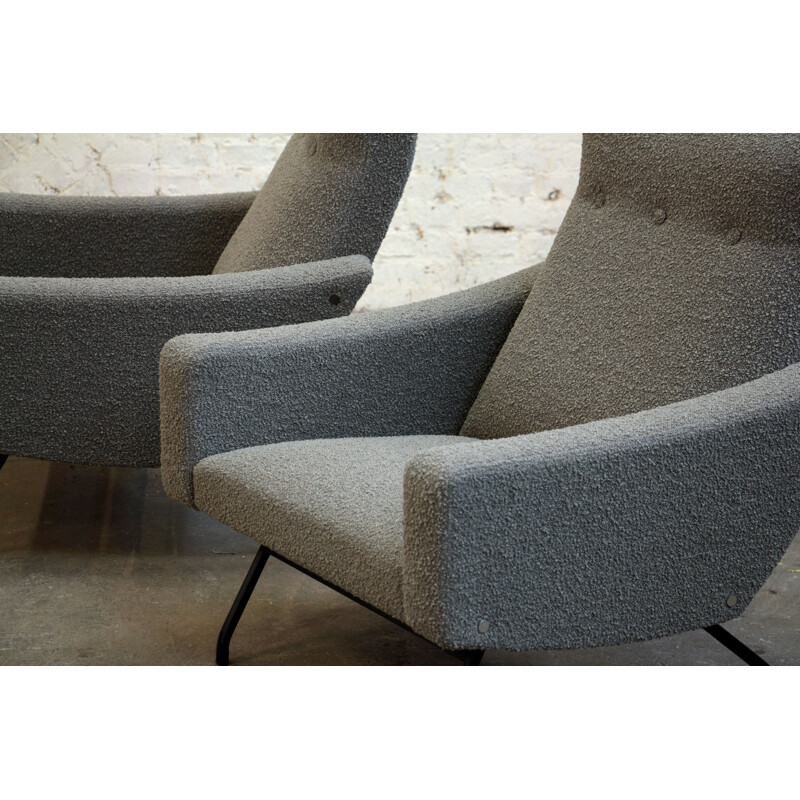 2 vintage Galion armchairs - Steiner - 1960