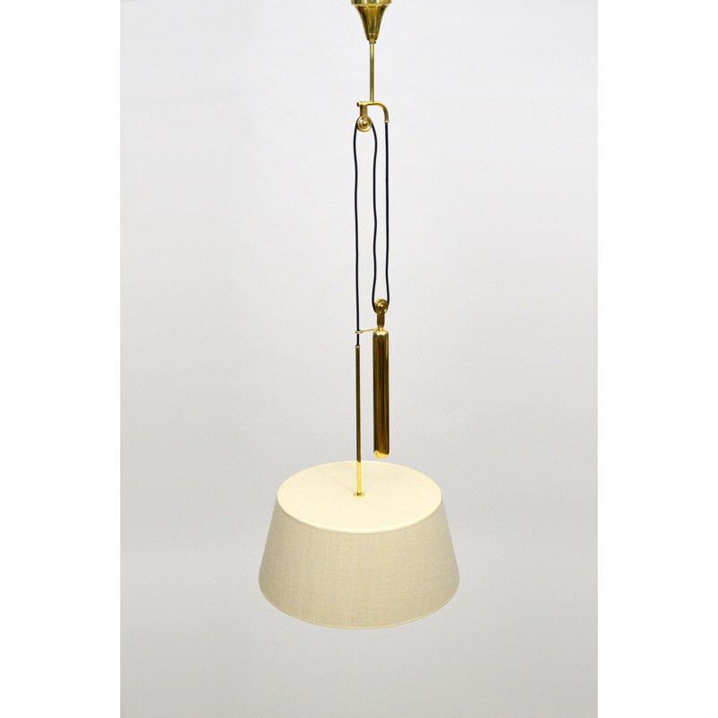 Counterweight Ceiling Lamp mid century, To Gino Sarfatti For Arteluce, Italy, 1940s