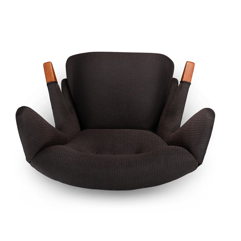 Fauteuil vintage modèle 91 Wing Back de Svend Skipper pour Skipper, Danemark, 1950