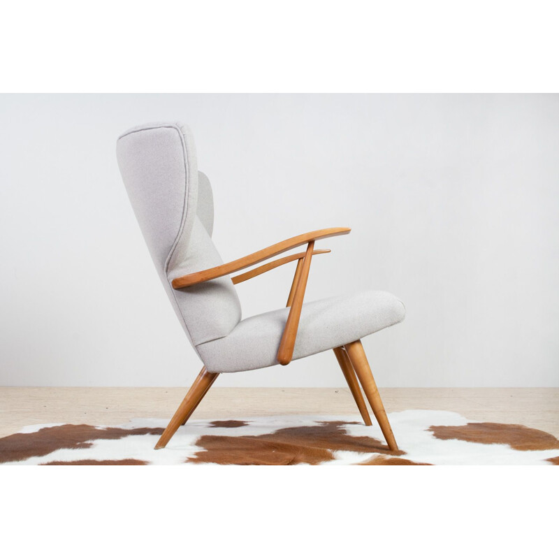 Fauteuil vintage de style "Papa bear", italien, Ercolani 1960