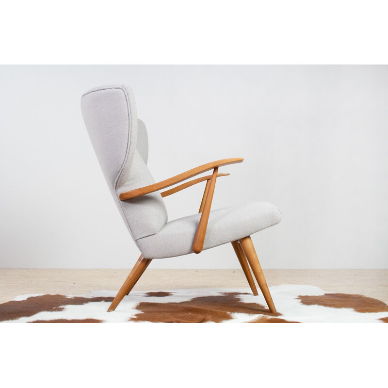 Papa bear style chair Italian vintage, Ercolani 1960s