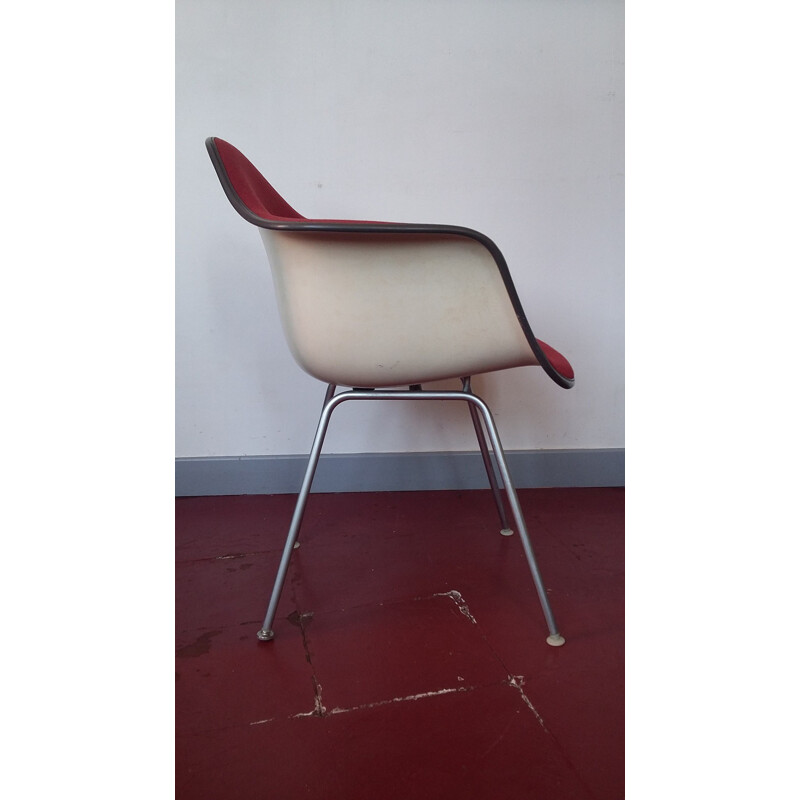 Herman Miller "La Fonda" red armchair, Charles & Ray EAMES - 1972