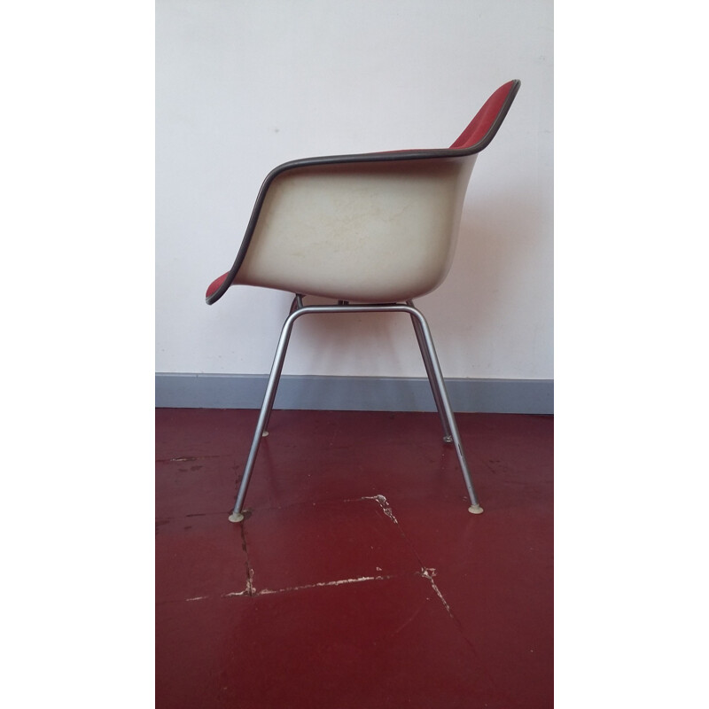 Herman Miller "La Fonda" red armchair, Charles & Ray EAMES - 1972