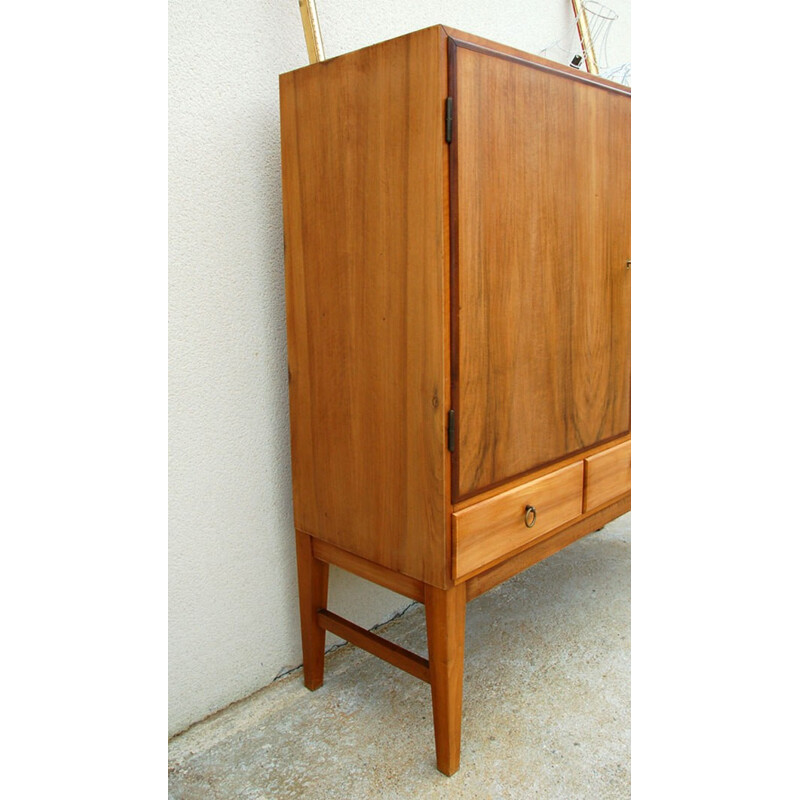 Vintage teak and rosewood cupboard - 1960s