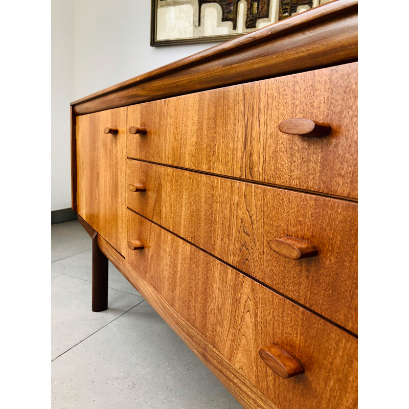 Sideboard White & Newton Teak and Afromoasia Mid Century 1960s