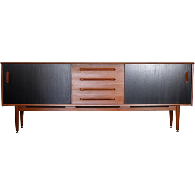 Troeds Scandinavian "Cortina" sideboard in teak, Nils JONSSON - 1960s