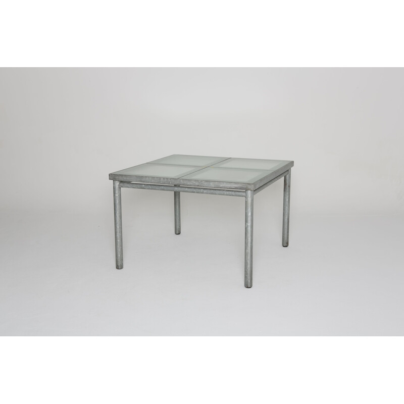 Jean Nouvel galva steel table Vintage for the CLM BBDO agency headquarters