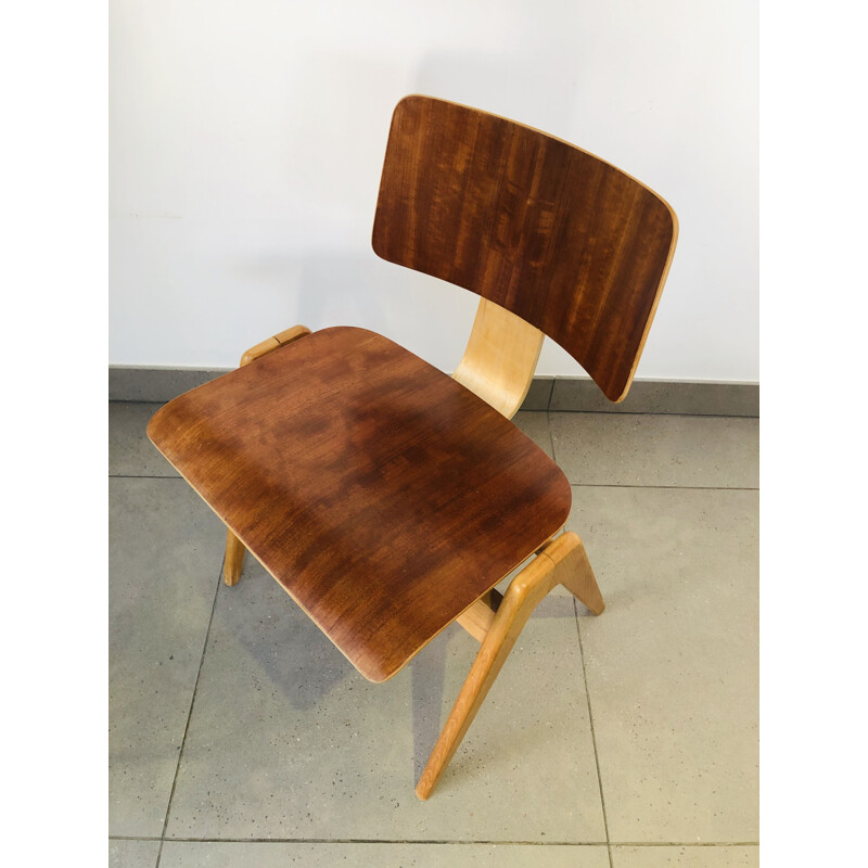 Cherry Chair Hille vintage Robin Day Hillestak Nigerian, UK 1950s