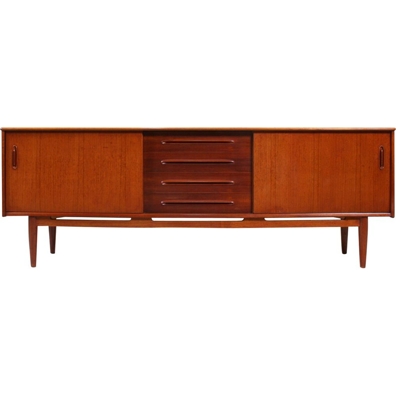 Buffet vintage en teck Cortina par Nils Jonsson pour Troeds, 1960